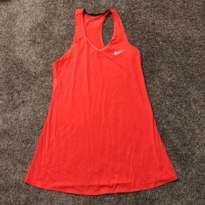 Nike Dresses - Neon Orange Tennis Dress Nike Dresses - Neon Orange Tennis Dress
